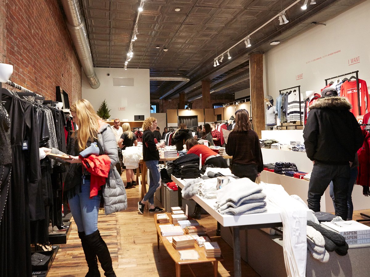 What shopping at the new  Style store is like in Columbus