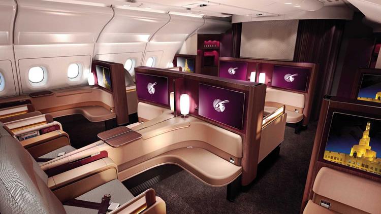 Qatar Airways Nabs Major Award For International First Cl Product Qatar Airways First Cl Cabin On The Airbus 380 Seen Here Is Recipient