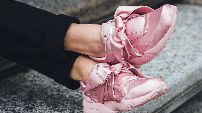 The Fenty Puma Bow was Lyst's most searched for sneaker in 2017 ... The Fenty Puma Bow was Lyst's most searched for sneaker in 2017 ...