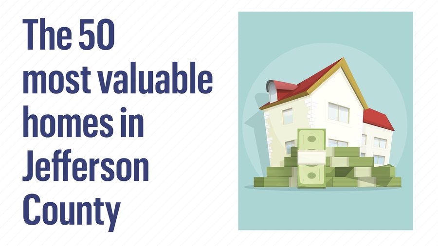 Most expensive home sales, Jefferson County, JanuaryDecember 2017