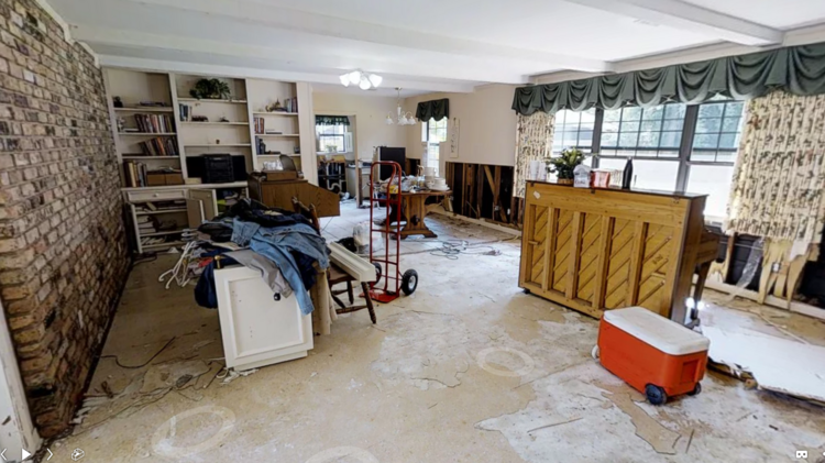 After Harvey California Based Matterport Sees Increase In Houston A Still From Virtual Tour Of Inson Home As Created By Matterport