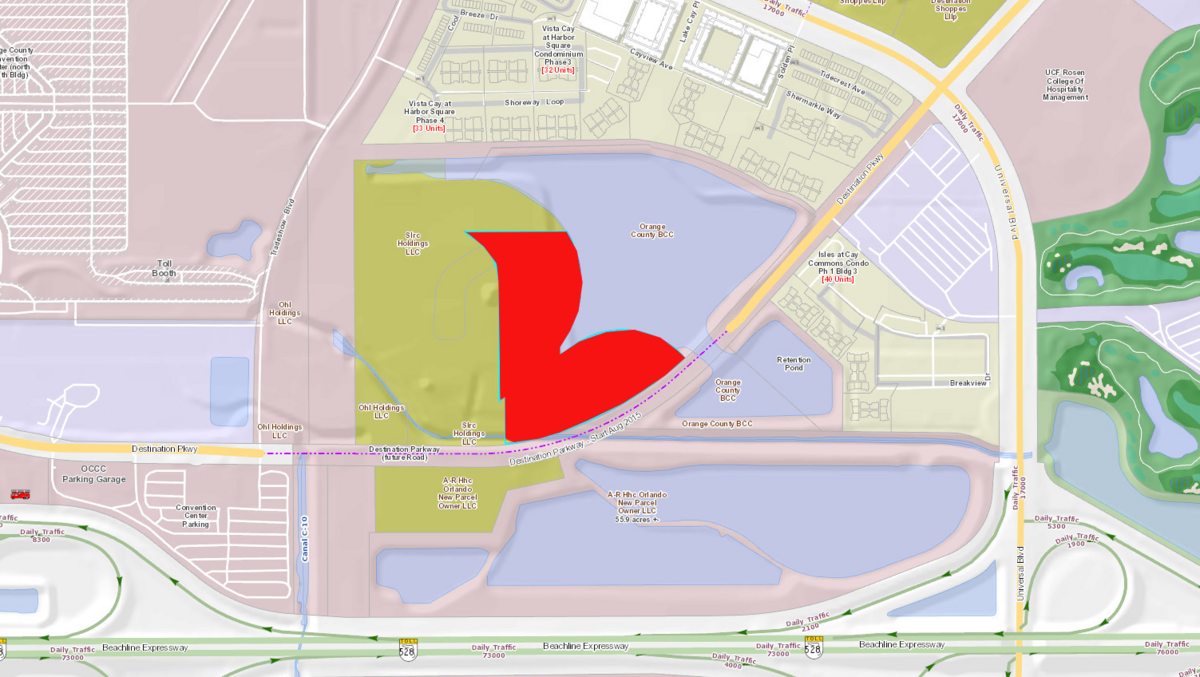 Orange County Convention Centerarea land sells with hotel/retail