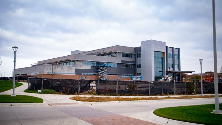 The law enforcement training center at Wichita State University opens in January. This will be one of about a half dozen building projects that are expected to be completed or start in 2018.
