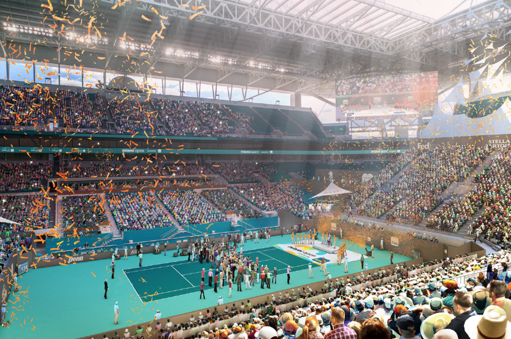 Why is the Miami Open moving to a 65,000-capacity NFL stadium?, Tennis