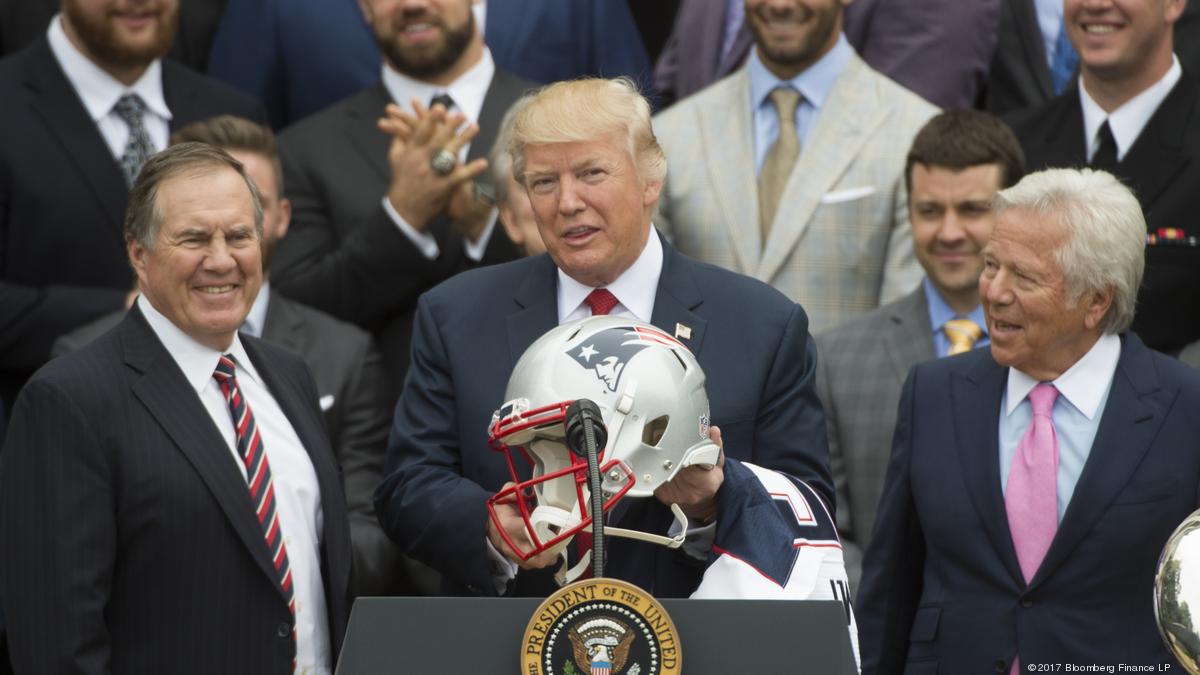 Trump Claims Patriots Owner Robert Kraft Will Build New Plant After Tax ...