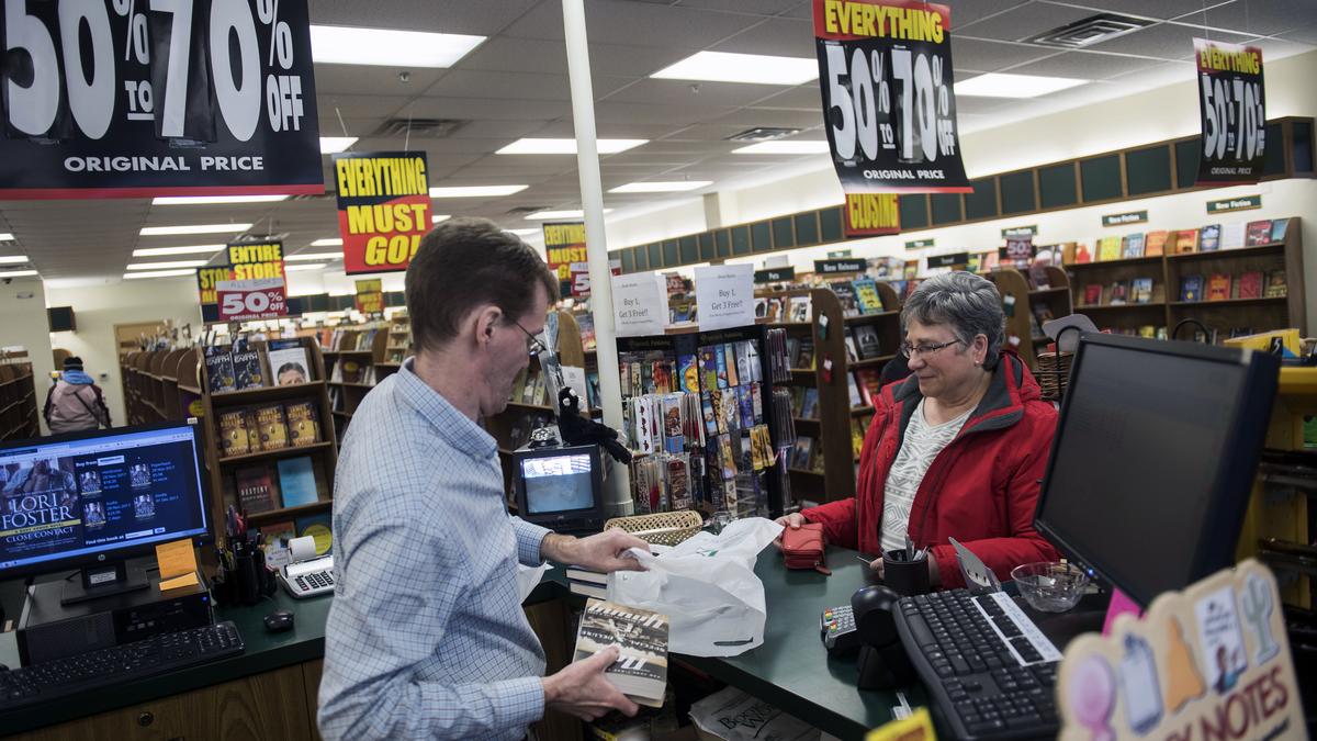Bookstore chains, long in decline, are undergoing a final shakeout