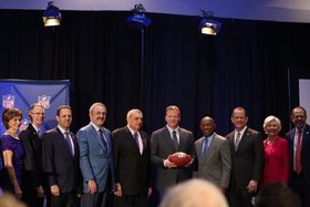 Zygi and Mark Wilf, Along With Roger Goodell, Help Give Away Super