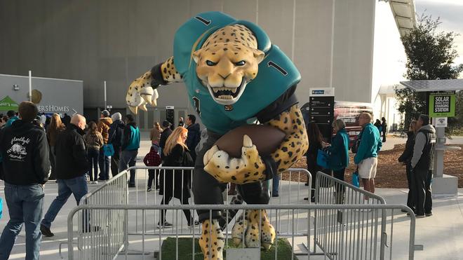 Jacksonville Jaguars Mascot Statue