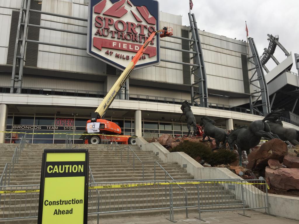 Retired Broncos numbers get new signage at Mile High stadium