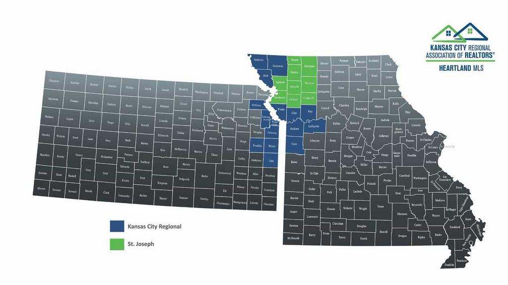Heartland Mls Area Map Kansas City Regional Association Of Realtors Expands To St. Joseph - Kansas  City Business Journal