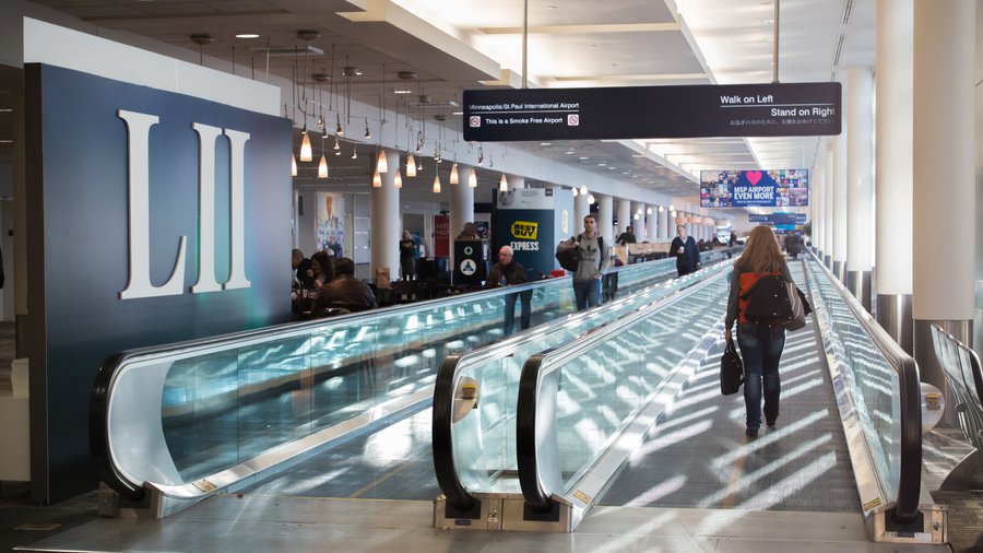 MinneapolisSt. Paul International Airport is seeing passenger counts