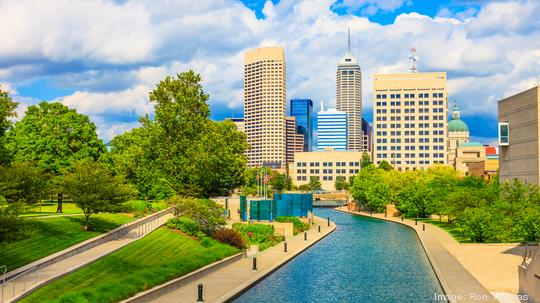 Indianapolis skyline, Indiana