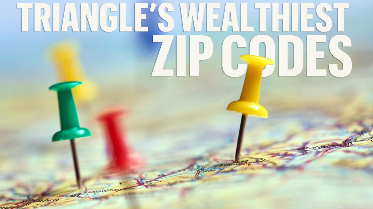 The Triangles Wealthiest Zip Codes Of 2018 Slideshow Triangle Business Journal 3254