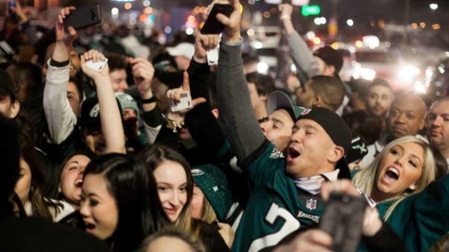 Falcons and fans celebrate NFC Championship victory, Super Bowl berth 