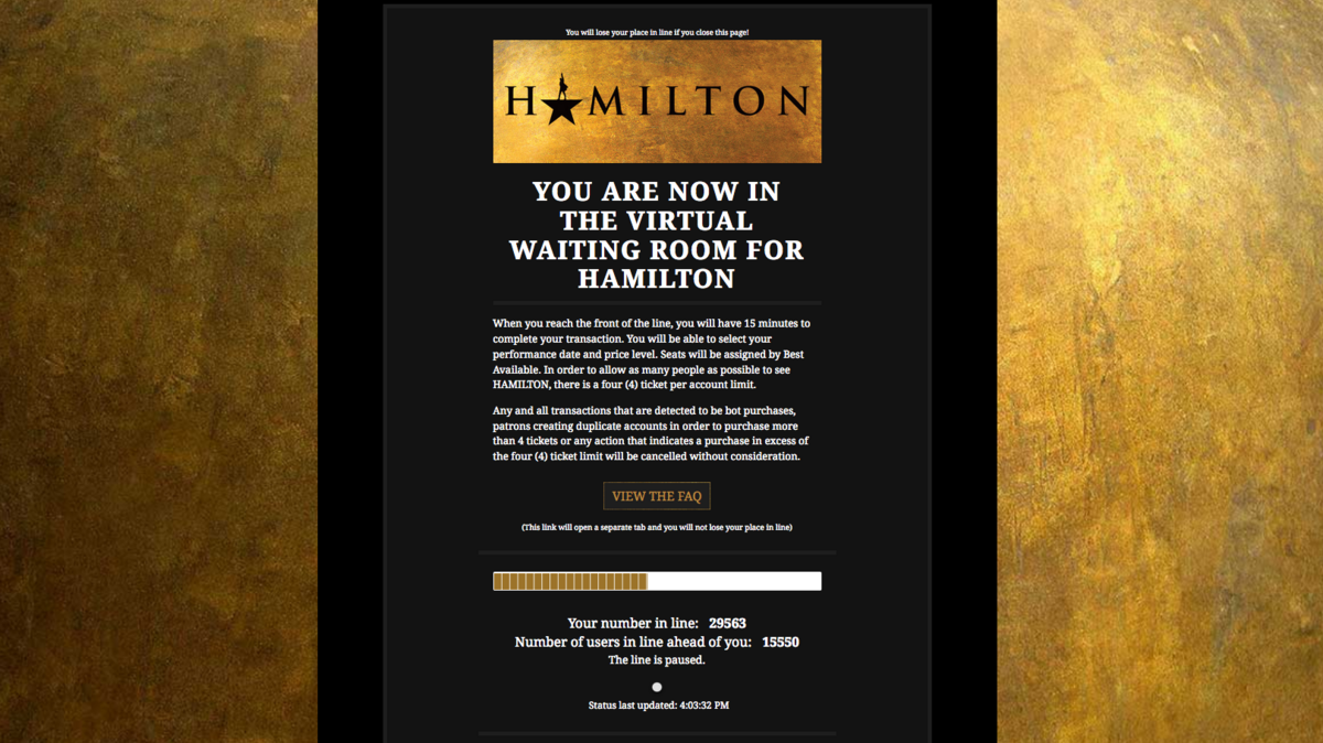 Best place to get hotsell hamilton tickets