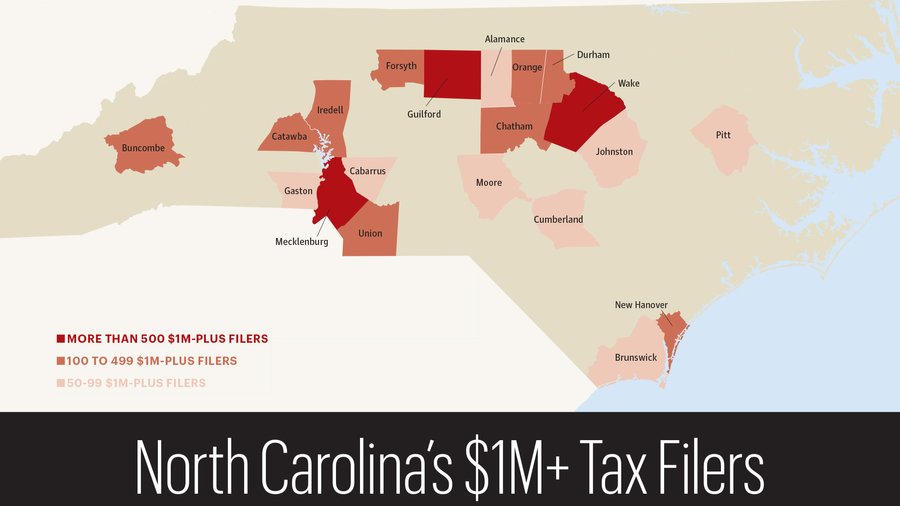 Which NC counties have the most millionaires - Charlotte Business Journal