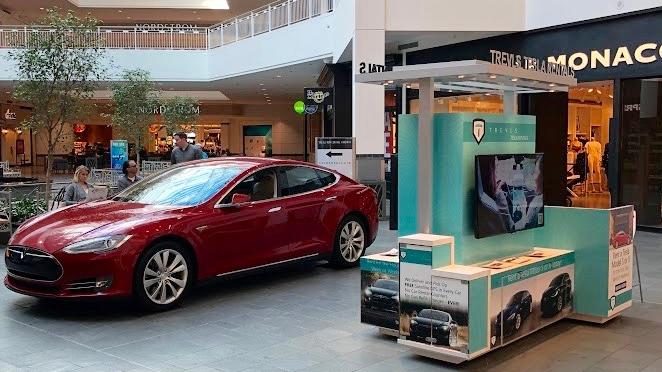 Tesla, The Gardens Mall