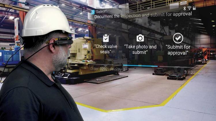 Augmented reality glasses technology by Vuzix Corp. could improve efficiency in manufacturing settings.
