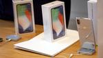 Apple Inc. iPhone X smartphones sit on a counter during the sales launch at a store in New York on Nov. 3, 2017.