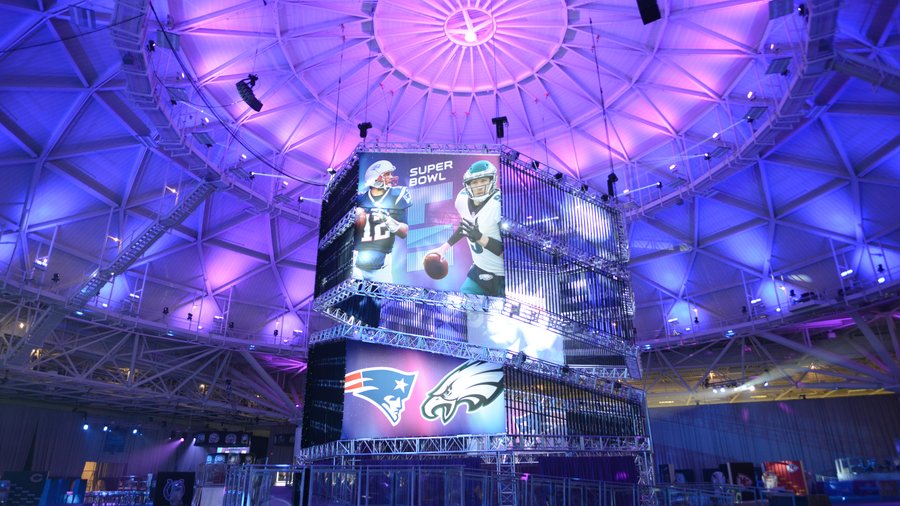 Inside of the Super Bowl Experience