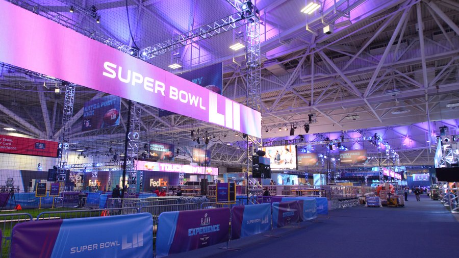 Super Bowl Experience turns L.A. Convention Center into NFL theme