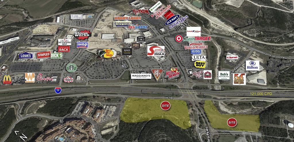 The Shops at La Cantera Directory & Map