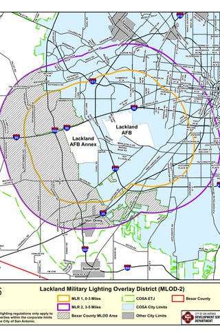 City of San Antonio new zoning code restricts new development lighting ...