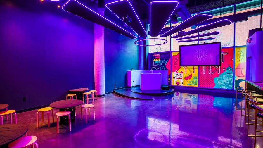 Look inside Tokyo Kitty, the sensory overload karaoke bar from Gorilla  Cinema: PHOTOS - Cincinnati Business Courier