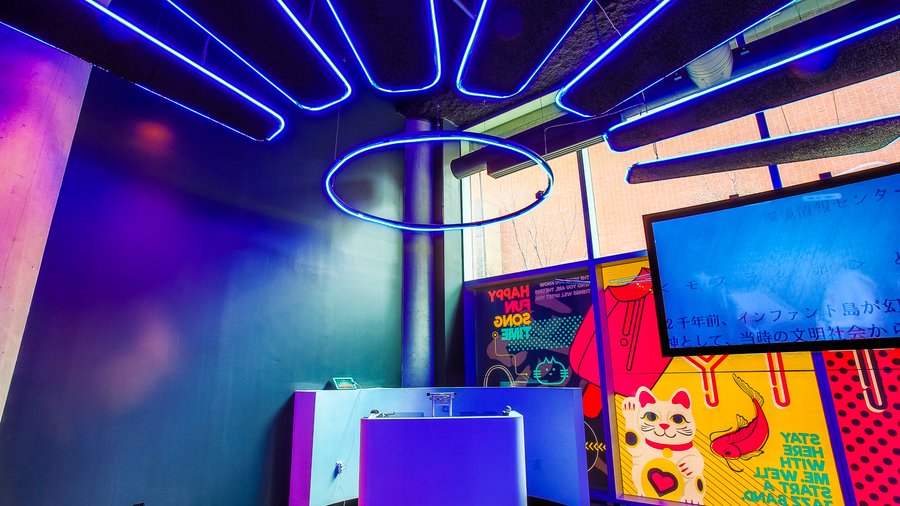 Look inside Tokyo Kitty, the sensory overload karaoke bar from Gorilla  Cinema: PHOTOS - Cincinnati Business Courier