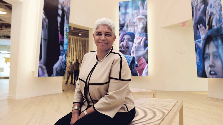 Former Atlanta Mayor Shirley Franklin honored with Dan Sweat Award