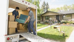 Just 9.8% of Americans moved in the year ending in March, the smallest share since the Census Bureau started tracking it in 1947.