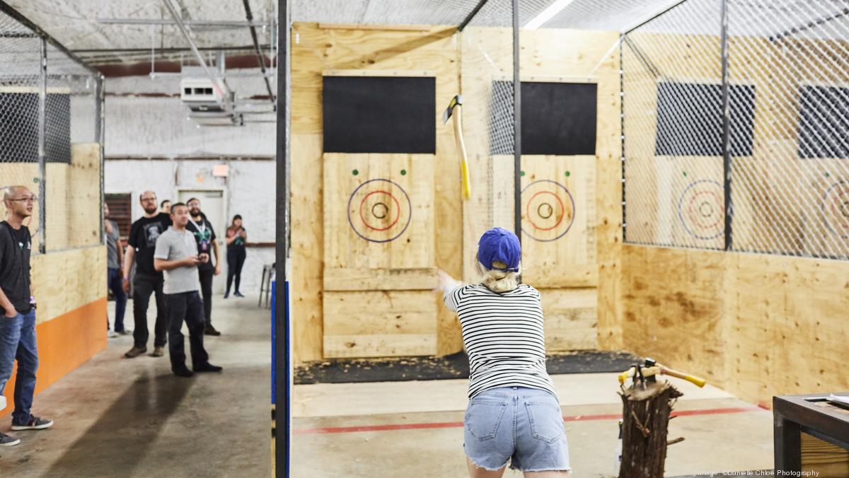 Urban Axes, Baltimore&amp;#39;s first ax-throwing bar, opens in Highlandtown this  week - Baltimore Business Journal