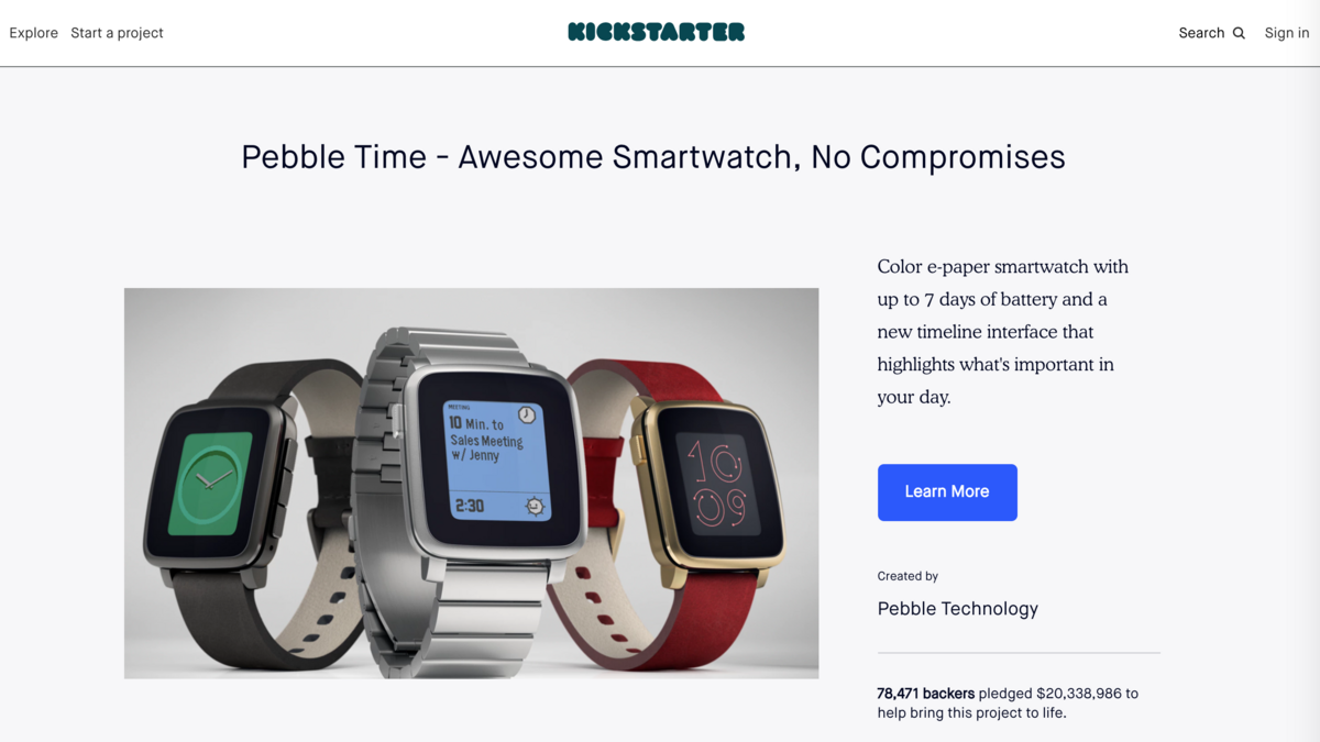 pebble time website