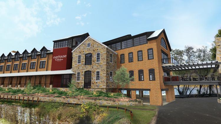 Construction Can Finally Begin For 25m New Hope Luxury Hotel Renderings For The Riverhouse At Odette S In New Hope Pa Slated To Open