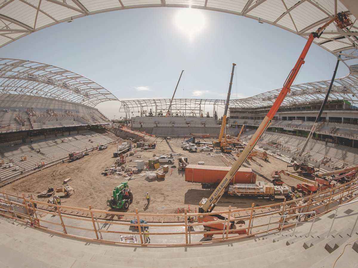 Future LAFC Soccer Stadium for Los Angeles - Los Angeles Coliseum