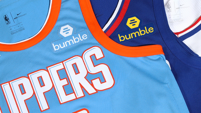 LA Clippers ink jersey patch deal with Bumble (VIDEO) NBA - Bally Sports