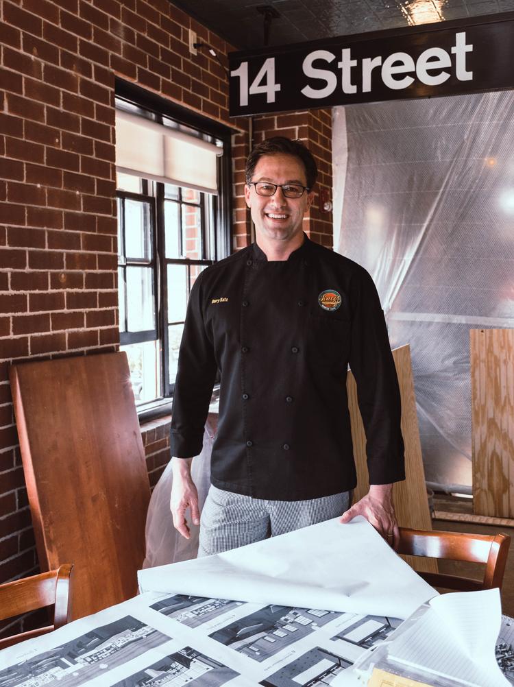 Restaurateur Barry Katz of Katz’s Deli and Bar, which is undergoing an interior transformation.