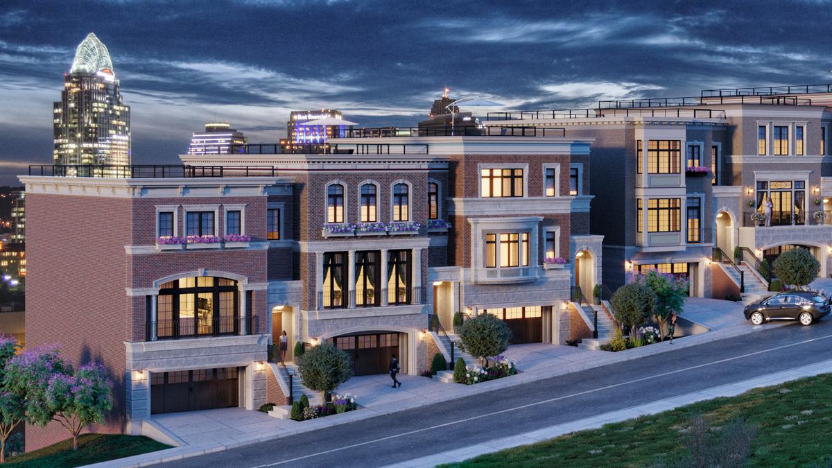 Third phase of luxury townhomes coming to Cincinnati's Mount Adams