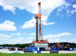 Drilling Rig on Marcellus Shale location in Washington County PA