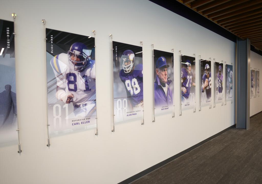 Vikings Museum at Minnesota Vikings Twin Cities Orthopedics Performance  Center Stock Photo