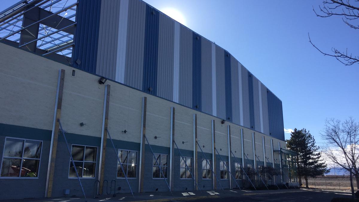 Climbing gym transforms former Sports Authority headquarters Denver