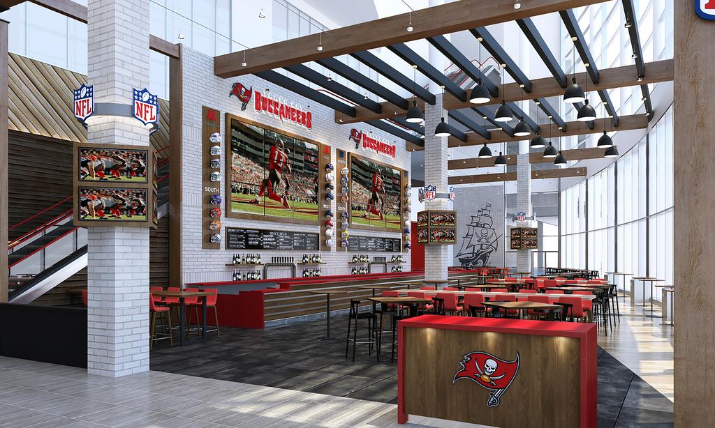 Tampa Bay Buccaneers: Team Store – Wagner Murray Architects