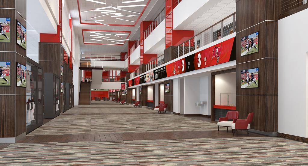 Bucs to debut East Club Stadium at Raymond James Stadium