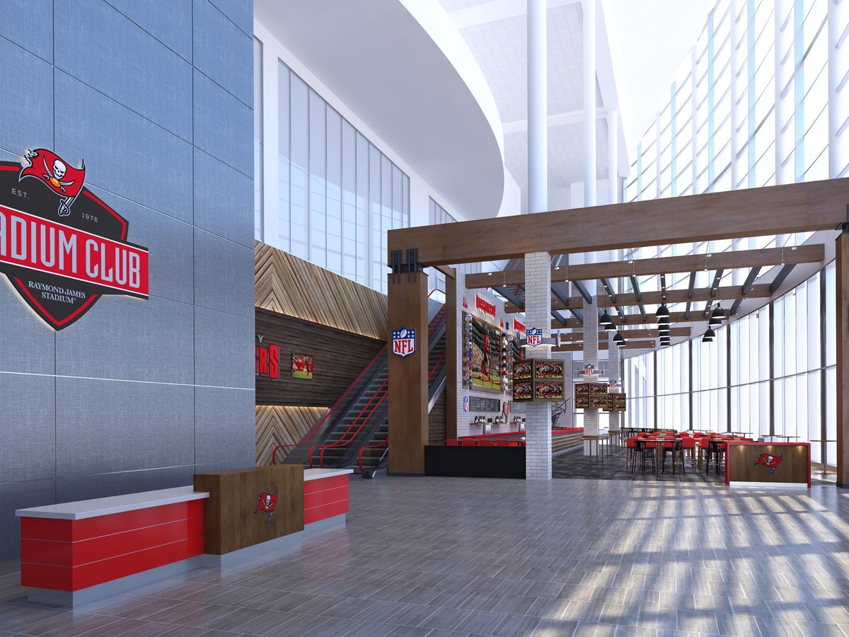 Tampa Bay Buccaneers: West Club – Wagner Murray Architects