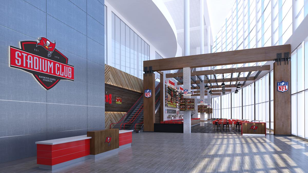 East Stadium Club Images — Raymond James Stadium