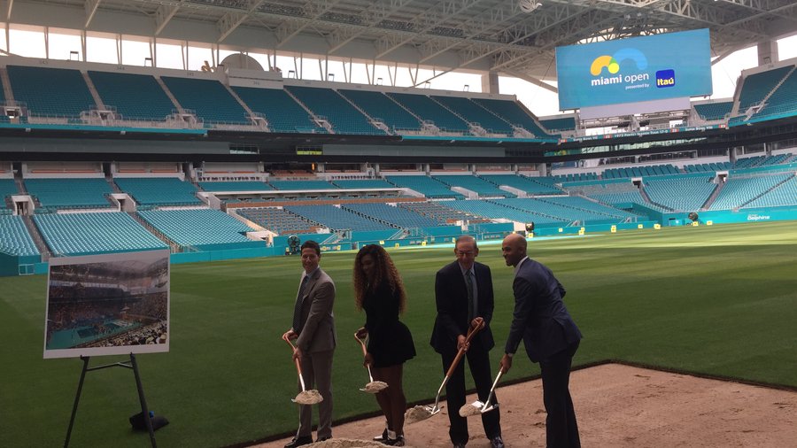 Miami Open tennis tournament moves to Dolphins' NFL home