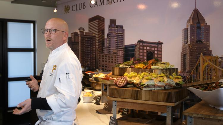 Opening Day Pittsburgh Paella And More Ready For Pirates New During The Annual What S New At Pnc Park Event Held For Members Of