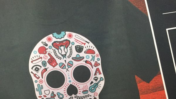 New Era Los Angeles Dodgers Sugar Skull T-Shirt Black - Billion