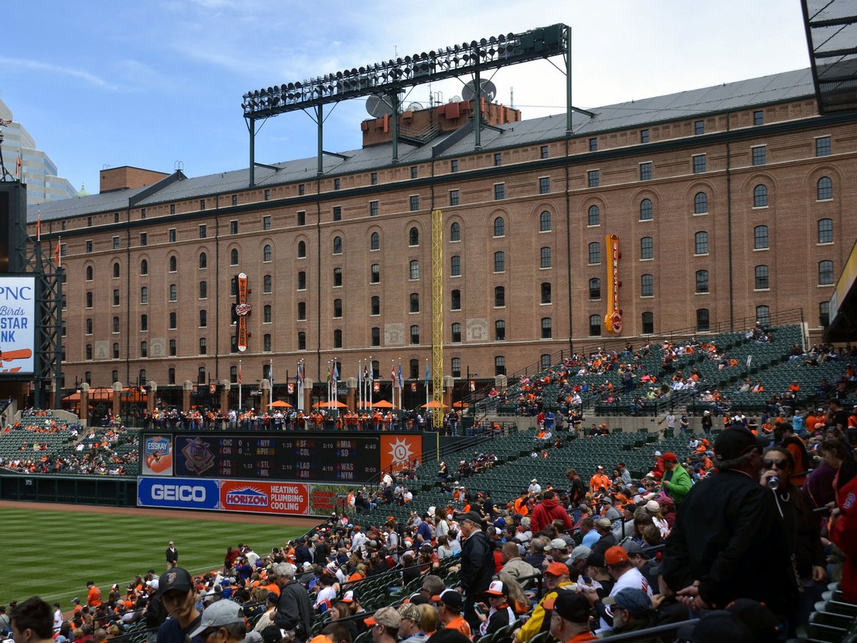 B&O Warehouse and Eutaw Street, Oriole Park at Camden Yards, home