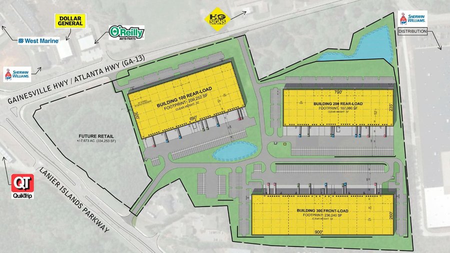 McCraney Property Co. plans spec industrial park on 44 acres in Buford